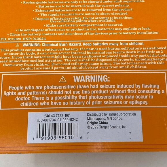 Target 2pk Warm LED Pumpkin Shaped Halloween Tea Lights Hyde and EEK! Boutique™ - Picture 7 of 7